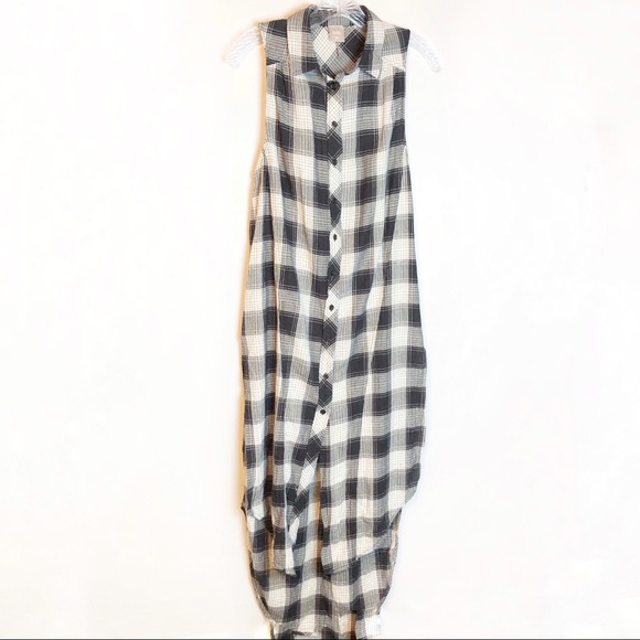 bobi Tops - ✂️BOBI  Longline duster length plaid tunic
